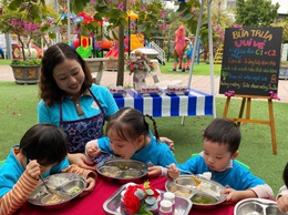 TRƯỜNG MẦM NON LĨNH NAM:
BỮA ĂN GIỮA THIÊN NHIÊN – TRẢI NGHIỆM GIÁO DỤC 
NGOÀI TRỜI ĐẦY CẢM HỨNG CHO TRẺ