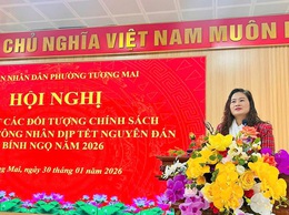 Phường Tương Mai: Gặp mặt các đối tượng chính sách, người có công nhân dịp Tết Nguyên đán Bính Ngọ 2026