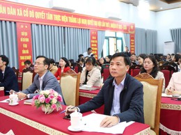 XÃ CỔ ĐÔ THAM DỰ HỘI NGHỊ TẬP HUẤN TRIỂN KHAI 04 THỦ TỤC HÀNH CHÍNH CỦA ĐẢNGTRÊN CỔNG DỊCH VỤ CÔNG QUỐC GIA