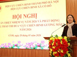 Hội Cựu chiến binh xã Cổ Đô tổ chức phát động phong trào thi đua “Cựu chiến binh gương mẫu” năm 2026.