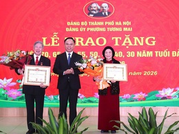 Đảng uỷ phường Tương Mai: Tri ân những người Đảng viên kiên trung dưới lá cờ vẻ vang của Đảng