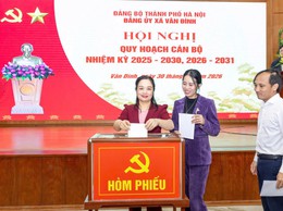 ĐẢNG ỦY XÃ VÂN ĐÌNH TỔ CHỨC HỘI NGHỊ QUY HOẠCH CÁN BỘ NHIỆM KỲ 2025-2030, 2026-2031