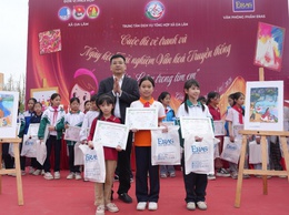 Trung tâm Dịch vụ Tổng hợp xã Gia Lâm tổ chức Cuộc thi vẽ tranh “Gia Lâm trong tim em”