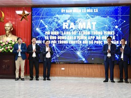 HÒA XÁ RA MẮT MÔ HÌNH “LÀNG SỐ” Ở CƠ SỞ VÀ ỨNG DỤNG ZALO MINI APP ĐỂ THÚC ĐẨY CHUYỂN ĐỔI SỐ CẤP XÃ