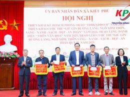 UBND XÃ TỔ CHỨC HỘI NGHỊ TRIỂN KHAI PHONG TRÀO TOÀN DÂN ĐOÀN KẾT XÂY DỰNG ĐỜI SỐNG VĂN HÓA VÀ CUỘC THI GIỮ GÌN THÔN SÁNG – XANH – SẠCH – ĐẸP – AN TOÀN NĂM 2026
