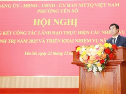 Nhiều thành tựu đạt được trong năm 2025 của phường Yên Sở
