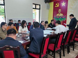 Hội nghị triển khai nội dung liên quan tới công tác GPMB thực hiện dự án Hồ điều hòa Yên Nghĩa 1 và dự án Hồ điều hòa Yên Nghĩa 2, xã An Khánh