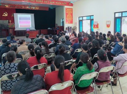 Phường Thượng Cát tổ chức tập huấn bổ sung kiến thức về an toàn thực phẩm cho các cơ sở sản xuất, kinh doan, chế biến thực phẩm