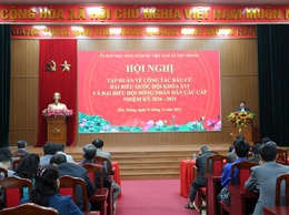 Xã Tiến Thắng tổ chức tập huấn về công tác bầu cử
Đại biểu quốc hội khóa XVI nhiệm kỳ 2026 – 2031
