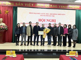 HĐND phường Vĩnh Tuy tham dự Hội nghị tổng kết hoạt động của Đoàn ĐBQH và HĐND Thành phố Hà Nội.