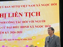 Hội nghị liên tịch giữa Đảng ủy, HĐND, UBND, MTTQ và các tổ chức chính trị – xã hội: Nâng cao trách nhiệm và tính dân chủ trong giới thiệu ứng cử đại biểu HĐND xã Ngọc Hồi