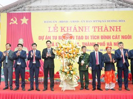 Lễ Khánh thành di tích kiến trúc nghệ thuật cấp Thành phố - Đình Cát Ngòi 