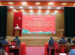 Xã Tiến Thắng lấy ý kiến cử tri về người ứng cử đại biểu HĐND thành phố; đại biểu HĐND xã Tiến Thắng nhiệm kỳ 2026 - 2031