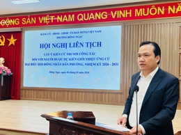 PHƯỜNG ĐÔNG NGẠC LẤY Ý KIẾN CỬ TRI NƠI CÔNG TÁC ĐỐI VỚI NGƯỜI ĐƯỢC GIỚI THIỆU ỨNG CỬ HĐND PHƯỜNG NHIỆM KỲ 2026-2031