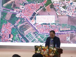 HỘI ĐỒNG BỒI THƯỜNG, HỖ TRỢ GPMB VÀ TÁI ĐỊNH CƯ XÃ THƯ LÂM TRIỂN KHAI THÔNG TIN, QUY MÔ, KẾ HOẠCH GPMB CÁC DỰ ÁN TRỌNG ĐIỂM