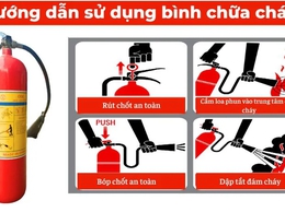 HƯỚNG DẪN BẢO QUẢN, SỬ DỤNG BÌNH CHỮA CHÁY
