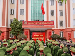 Công an phường Nghĩa Đô phát động thi đua “100 ngày Ba nhất”