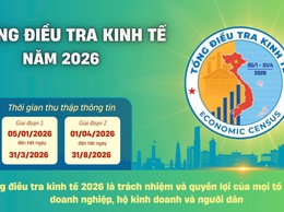 Tổng điều tra kinh tế trên phạm vi toàn quốc từ 5/1/2026