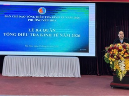 Phường Yên Hòa tổ chức Lễ ra quân Tổng điều tra kinh tế năm 2026 