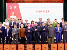 ĐẢNG ỦY - HĐND - UBND – UBMTTQ VIỆT NAM XÃ THƯ LÂM GẶP MẶT CÁN BỘ CHỦ CHỐT QUA CÁC THỜI KỲ NHÂN DỊP XUÂN BÍNH NGỌ 2026