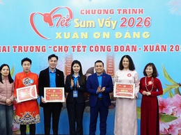 CÔNG ĐOÀN PHƯỜNG CẦU GIẤY THAM GIA CHƯƠNG TRÌNH “TẾT SUM VẦY - XUÂN ƠN ĐẢNG” NĂM 2026