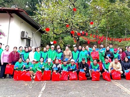 Công đoàn xã Đoài Phương thăm, tặng quà đoàn viên, người lao động nhân dịp Tết Nguyên đán Bính Ngọ năm 2026