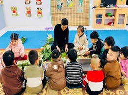 Trường Mầm non An Phú B rộn ràng Chương trình 