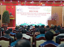 Hội nghị gặp mặt quân nhân hoàn thành nghĩa vụ quân sự trở về địa phương, đồng thời trao quyết định và tặng quà động viên các công dân chuẩn bị lên đường nhập ngũ năm 2026.