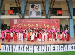 TẾT YÊU THƯƠNG – XUÂN HẠNH PHÚC TẠI TRƯỜNG MẦM NON ĐẠI MẠCH