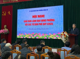 PHƯỜNG HỒNG HÀ TỔ CHỨC HỘI NGHỊ GIAO BAN CÔNG TÁC QUÝ I NĂM 2026 VỚI CÁC TỔ DÂN PHỐ