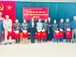 QUỐC OAI HOÀN THÀNH 100% HỘI NGHỊ ĐẠI BIỂU NHÂN DÂN ĐẦU NĂM 2026, LỒNG GHÉP HIỆU QUẢ HOẠT ĐỘNG CHĂM LO TẾT CHO NGƯỜI DÂN