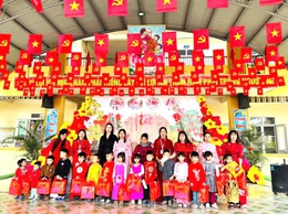 Tổ chức Chương trình “Xuân yêu thương – Bé sáng tạo cùng STEAM” tại Trường Mầm non Hồng Sơn