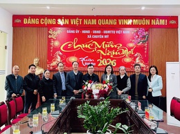 Giáo xứ Chuôn Trung, Chuôn Thượng chúc Tết - thắt chặt tình đoàn kết cùng xã Chuyên Mỹ nhân dịp Xuân Bính Ngọ 2026