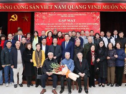 Phường Yên Hòa gặp mặt, tri ân cán bộ lão thành thành cách mạng, cán bộ tiền khởi nghĩa; các đồng chí nguyên cán bộ bộ chủ chốt Thành phố đang cư trú trên địa bàn phường nhân dịp Tết Bính Ngọ 2026