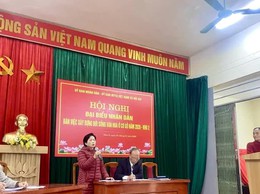 Xã Nội Bài tổ chức thành công Hội nghị Đại biểu Nhân dân tại 32/32 thôn, khu, tổ dân cư