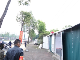 Phường Chương Mỹ quyết liệt xử lý vi phạm lấn chiếm lòng đường, vỉa hè trước thềm năm mới