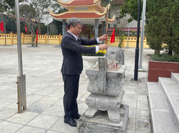 Xã Ô Diên tổ chức Lễ dâng hương tưởng niệm các Anh hùng Liệt sĩ nhân dịp Tết Nguyên đán Bính Ngọ 2026