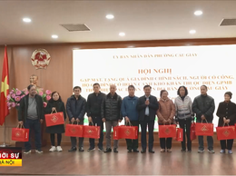 Cầu Giấy: Chăm lo đời sống các gia đình chính sách thuộc diện giải phóng mặt bằng