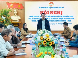 UBMTTQ xã Hòa Xá triển khai phong trào thi đua năm 2026 và nhiệm vụ trọng tâm trước, trong và sau Tết Nguyên đán Bính Ngọ