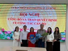 Phường Xuân Đỉnh bổ nhiệm Phó Hiệu trưởng Trường Mầm non Xuân Đỉnh B