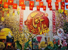 Rộn ràng không khí trang trí đón Tết Nguyên đán Bính Ngọ 2026 trên địa bàn xã Thường Tín