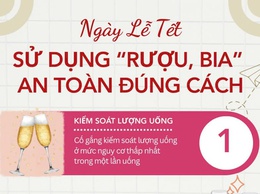 Sử dụng rượu bia an toàn, đúng cách