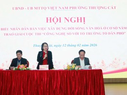 Phường Thượng Cát bàn giải pháp “đúng, trúng, sát” xây dựng đời sống văn hóa ở cơ sở