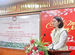 ỦY BAN MẶT TRẬN TỔ QUỐC VIỆT NAM PHƯỜNG ĐẠI MỖ TỔ CHỨC THÀNH CÔNG HỘI NGHỊ HIỆP THƯƠNG LẦN THỨ BA