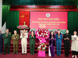 Xã Đan Phượng tổ chức thành công Đại hội đại biểu Hội Nạn nhân chất độc da cam dioxin nhiệm kỳ 2026-2031.