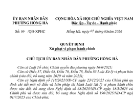PHƯỜNG HỒNG HÀ: XỬ PHẠT 4 TRIỆU ĐỒNG ĐỐI VỚI HỘ KINH DOANH VI PHẠM QUY ĐỊNH VỀ AN TOÀN THỰC PHẨM