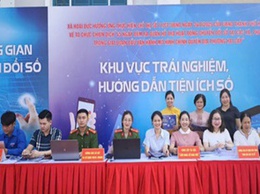 Xuân số trên quê hương Hoài Đức - Công nghệ dệt nên tết đoàn viên