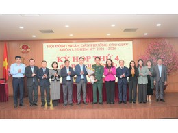 Kỳ họp thứ tư HĐND phường Cầu Giấy xem xét, quyết định nhiều nội dung quan trọng