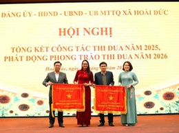 Hoài Đức tổng kết công tác thi đua năm 2025, phát động phong trào thi đua năm 2026