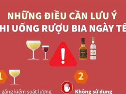 Những điều cần lưu ý khi uống rượu bia ngày Tết